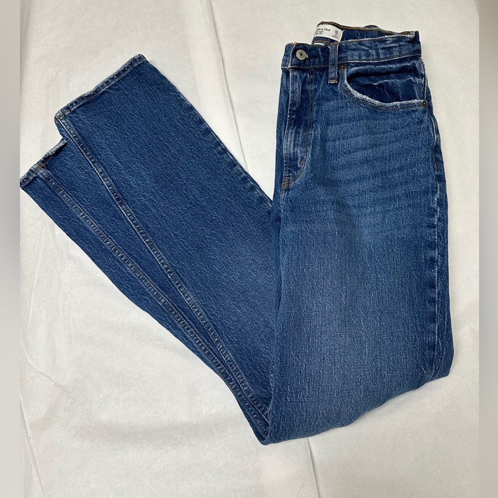 Abercrombie & Fitch High Rise Blue Jeans